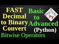 Program to Convert Decimal to Binary using Bitwise AND operator | Decimal to Binary BitWise Operator