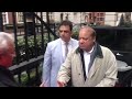 Nawaz Sharif meets Nehal Hashmi outside Avenfield flats