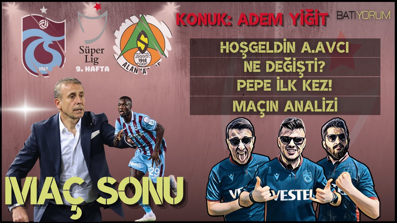 TRABZONSPOR - Alanyaspor I Trendyol Süper Lig 9. Hafta I Hoş Geldin ...