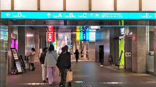 【2駅間歩く！】メトロ有楽町線、新富町駅⇒銀座一丁目駅⇒有楽町駅  Shintomicho  Ginza-itchome  Yūrakuchō