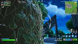 Fortnite partida con la minigun de eminem