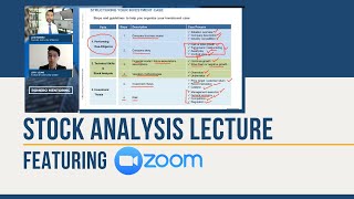 Stock Analysis Lecture Featuring Zoom