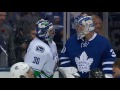 gotta see it all hell breaks loose between the canucks and maple leafs