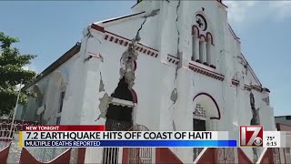 7.2 magnitude quake hits Haiti, causing deaths and destruction