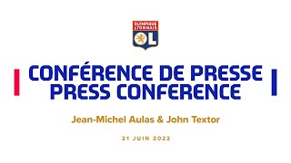 Press conference by Jean-Michel Aulas and John Textor | Olympique Lyonnais