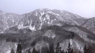 雪の秋山郷ー屋敷温泉あたり