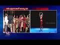 cm kcr wife srinivas goud and mp santhosh attends ananya kuchipudi dance programme v6 news