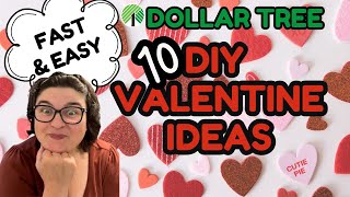 10 Easy DIY Valentine’s Projects with Dollar Tree! 💕