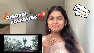 KALAM INK - ZINDAGI ❤️‍🩹| KOLD WORLD ( Official Video ) | Reaction 🥶🔥