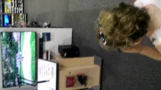 Ansley's first 3D TV Experience in Best Buy