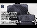 Louis Vuitton Monogram Eclipse Messenger Voyager PM & MM Unboxing