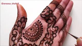 New unique intricate mehendi design 2019