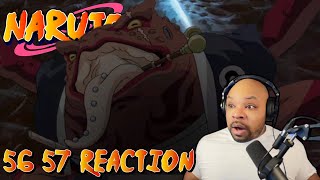 LET THE FROG OUT!!!...DBZ Fan's Reaction to Naruto | Episodes 56-57