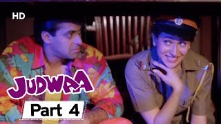 Judwaa (HD) - Part 4  - Superhit Comedy Film - Salman Khan | Karishma Kapoor | Rambha