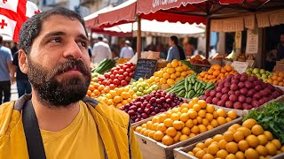 Very Interesting Street Market in Georgia l Will Surprise You! - Tbilisi 🇬🇪~186