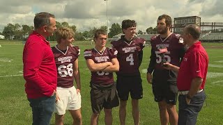 News 8's sports team live from Rockridge to preview the match against Princeton