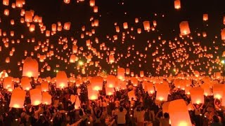 Festival de la linterna ilumina los cielos de Tailandia