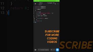 Write a C program to print a multiplication table | #coding #Learncoding #c #programming #forloop