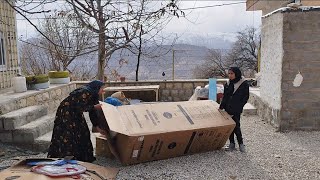 Today, Ziba and Azizullah, arranging the furniture of Hasan and Parisa's house