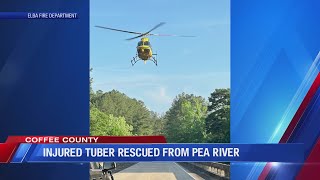 Injured tuber rescued from Pea River