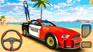 Police Car Driving Simulator - Beach and Offroad Drive - Car Game Android gameplay