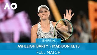 Ashleigh Barty v Madison Keys Full Match (SF) | Australian Open 2022