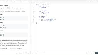 7 Reverse Integer - Leetcode in Go - Math