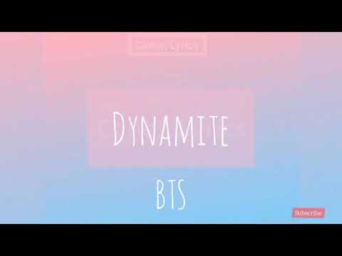 BTS – "Dynamite" | Lyrics - YouTube