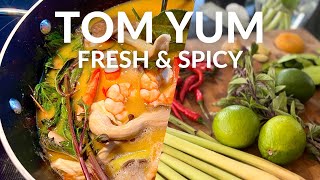 Easy Authentic Tom Yum (Spicy Soup)