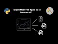 Export Matplotlib figure as an image or pdf in python