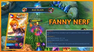 Download Mp3 FANNY NERF NEW PATCH FANNY SOLO RANKED IN MYTHICAL GLORY MLBB