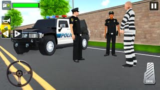 City Policeman Officer Simulator #12 - Civilian Car Driving - Android Gameplay