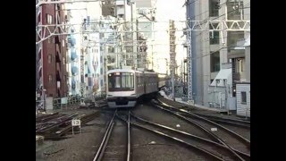 東急東横線 渋谷駅 高架（地上）時代の入線シーン