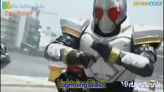 Kamen Rider Blade And Garren VS Wolf Undead Sub English