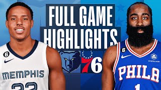 GRIZZLIES at 76ERS | FULL GAME HIGHLIGHTS | February 23, 2023