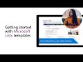 Getting started with Microsoft Lists templates