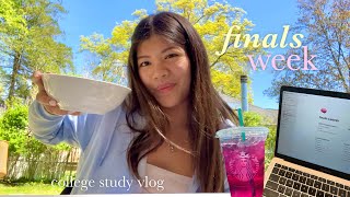 FINAL EXAM WEEK | cramming, study vlog, & all nighters 😭📖📚