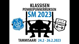 PE 24.2. klo 17:30, Klassisen penkkipunnerruksen SM 2023