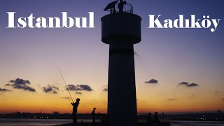 Walking 🚶 in Istanbul, exploring asian part of the city (Kadikoy) and meeting sunset 🌇 | Turkey