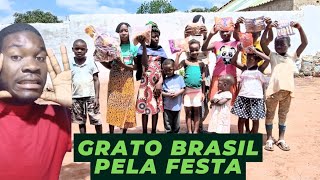 Alegria de CRIANÇAS do bairro: ELAS receberam APÓIO da irmã EDINA Brasil 🇧🇷🇧🇷