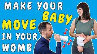 7 PROVEN tricks to make a baby move in the womb | How to make a baby to move in