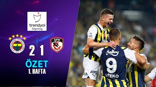 Fenerbahçe 2-1 Gaziantep FK - Maç Özeti
