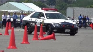 ゼッケン43番 交通パトカー走行競技 第36回白バイ大会