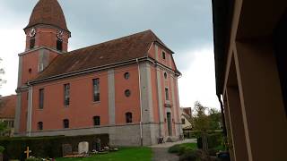 Plenum der Kirche Sankt Maria und Sankt Wendel in Illesheim. Ldkr. Neustadt/Aisch Bad Windsheim