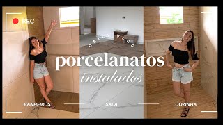 DIÁRIO DE OBRA #12: PORCELANATOS INSTALADOS!