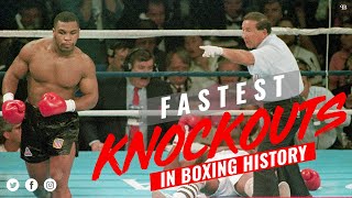 FASTEST KNOCKOUTS IN BOXING HISTORY