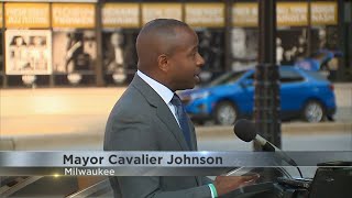 Milwaukee Mayor Cavalier Johnson reacts to deadly shooting