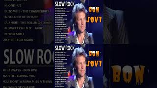 Scorpions, Aerosmith, Bon Jovi, U2, Led Zeppelin, Nazareth 🎼  Best Slow Rock Ballads 80s 90s📀