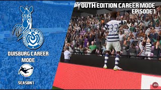 FIFA 23 YOUTH ACADEMY Career Mode - MSV Duisburg - Episode 1