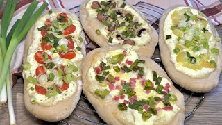 Rahmfladen in 4 leckeren Varianten | mittelalterlicher Flammkuchen